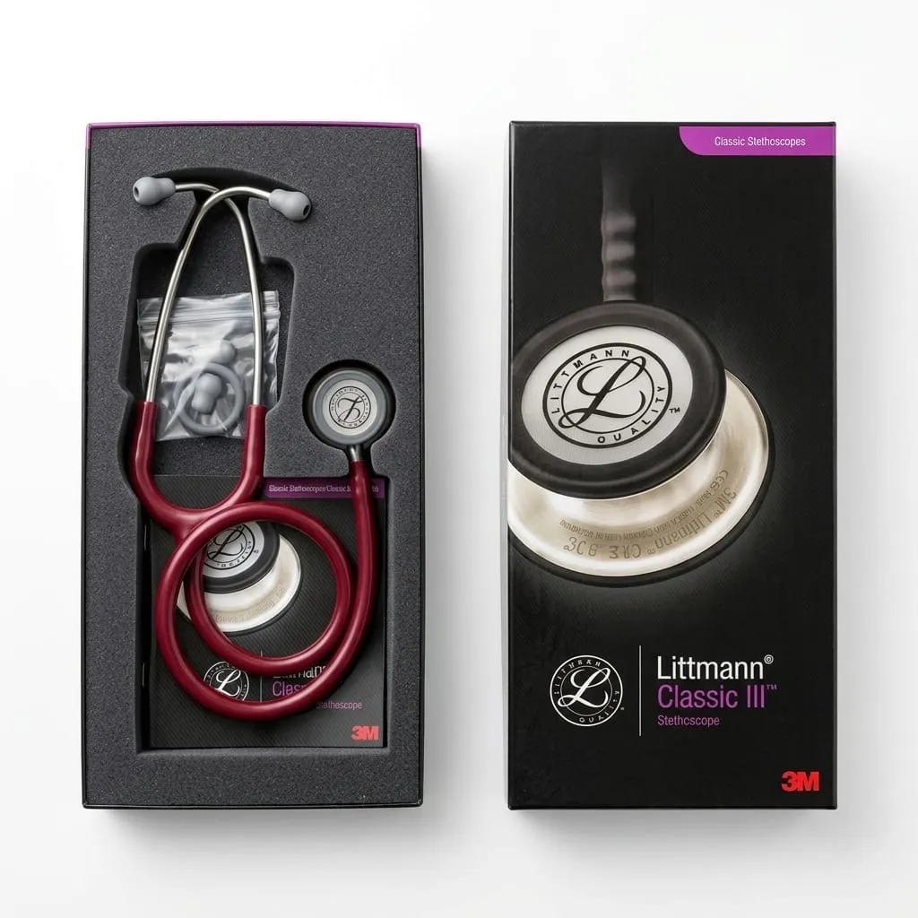 Littmann Classic III Stethoscope (burgandy)